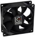 LC Power case fan - Geh&auml;usel&uuml;fter - 80mm - Schwarz