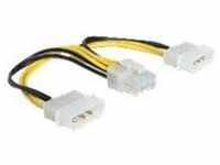 DeLOCK power cable - 8 pin EPS12V to 4 PIN internal power - 15 cm