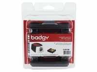Badgy Full kit / CBGP0001C - Print ribbon cassete / PVC cards kit Farbe (Cyan,