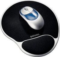 Esselte 67038, Esselte Gel Rest Silber Mauspad Schwarz