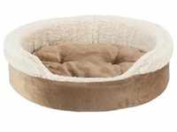 Cosma bed oval 70 × 55 cm brown/beige