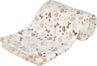 Trixie TX37179, Trixie Lingo blanket soft fleece 150 &times; 100 cm white/beige