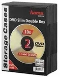 DVD-ROM Slim Double Box - storage DVD slim jewel case