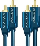 ClickTronic RCA Stereo Cable - 1m