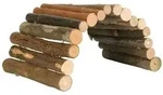 Flexible Bark Wood Bridge Small Animals 28x17cm