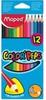 Color'Peps Star colour pencils x12