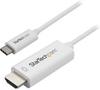 3m (10 ft.) USB-C to HDMI Cable - 4K at 60Hz - White - external video adapter -...