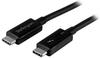 Thunderbolt 3 (40Gbps) USB C Cable - Black - 1m