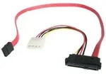 SAS 29 Pin zu SATA Kabel mit LP4 Strom