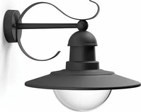 Philips 915005308701, Philips Topiary wall lantern black 1x60W 230V