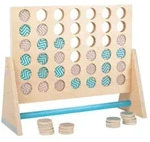 - Wooden Game Four in a Row XXL 43dlg.