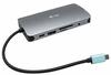 USB-C Metal Nano Dock HDMI/VGA with LAN + Power Delivery 100 W
