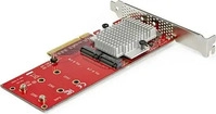 StarTech.com PEX8M2E2, StarTech.com x8 Dual M.2 PCIe SSD Adapter - PCIe 3.0 - PCI