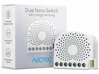 Aeotec AEOEZW132, Aeotec Dual Nano Switch with Power Metering