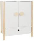 Small Foot - Wooden Dolls Wardrobe Little Button with Hangers 3dlg.