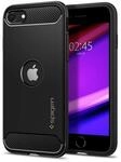 Spigen Rugged Armor - black - iPhone SE (2022/2020)