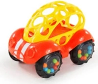 Bright Starts BS-81558, Bright Starts Toy car Rattle & Roll Buggie red