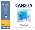 Canson Montval CP 30x40 cm 300G Block 12 SH