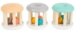 - Wooden Baby Rattle Pastel 3pcs.