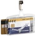 DURABLE Hartbox f 2 Ausweiskarten jit Clip 25er Pc