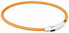 Flash light Tape USB TPU/nylon L-XL: 65 cm/ø 7 mm orange