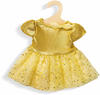 Doll dress Gold 28-35 cm