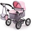 Bayer Design Dolls Pram Trendy - Gray/Pink (13008AA)