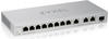 XGS1250-12 12-Port Web-Managed Multi-Gigabit Switch includes 3-Port 10G and 1-Port