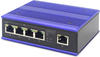 DN-651118 4 Port Gigabit Network Switch Industrial Unmanaged 1 RJ45 Uplink