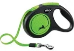 New NEON leash M 5M 25KG black/neon green