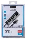 - hub - 7 ports USB-Hubs - 7 - Schwarz