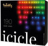 Icicle - 190 App-Controlled RGB LEDs. Clear Wire.