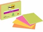 Post-it uper Sticky Meeting Notes 203 mm x 152 mm 45 Sheets (Neon)