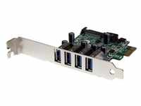 4 Port PCI Express PCIe SuperSpeed USB 3.0 Kontroller Card Adapter mit SATA Strom