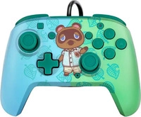 PDP 708056068264, PDP Faceoff Deluxe+ Audio Wired Controller - Animal Crossing Tom