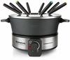 FF2 - fondue pot - black/stainless steel