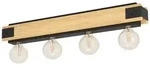 LAYHAM Deckenleuchte, braun, schwarz
