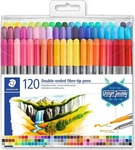 Staedtler 3200 TB120, Staedtler Double-ended fibre-tip pens 120pcs