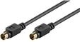 Pro S-Video connector cable single shielded