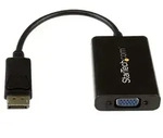DisplayPort to VGA adapter with audio video transformer