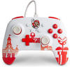 Enhanced Wired Controller For Nintendo Switch - Mario Red/White - Controller -