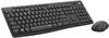 MK295 Silent - keyboard and mouse set - QWERTZ - Czech - graphite - Tastatur &...