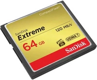 SANDISK SDCFXSB-064G-G46, SANDISK Extreme CF- 120MB/s - 64GB