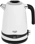Adler AD 1295w, Adler Wasserkocher AD 1295w - kettle - white - Wei&szlig; - 2200 W