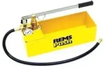 Push pressure test pump