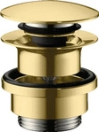 Hansgrohe 50100990, Hansgrohe waste set brass push-open for basin and bidet mixers