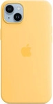 Apple MPTD3ZM/A, Apple iPhone 14 Plus Silicone Case with MagSafe - Sunglow