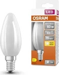 Osram LED-Lampe Candle 6W/827 (60W) Frosted E14