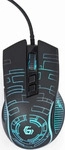 Gembird MUSG-RGB-01, Gembird USB LED Gaming Mouse - Gaming Maus (Schwarz)