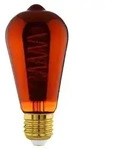 LED-Lampe ST64 Spiral 4W/820 30 lumen copper dimmable E27